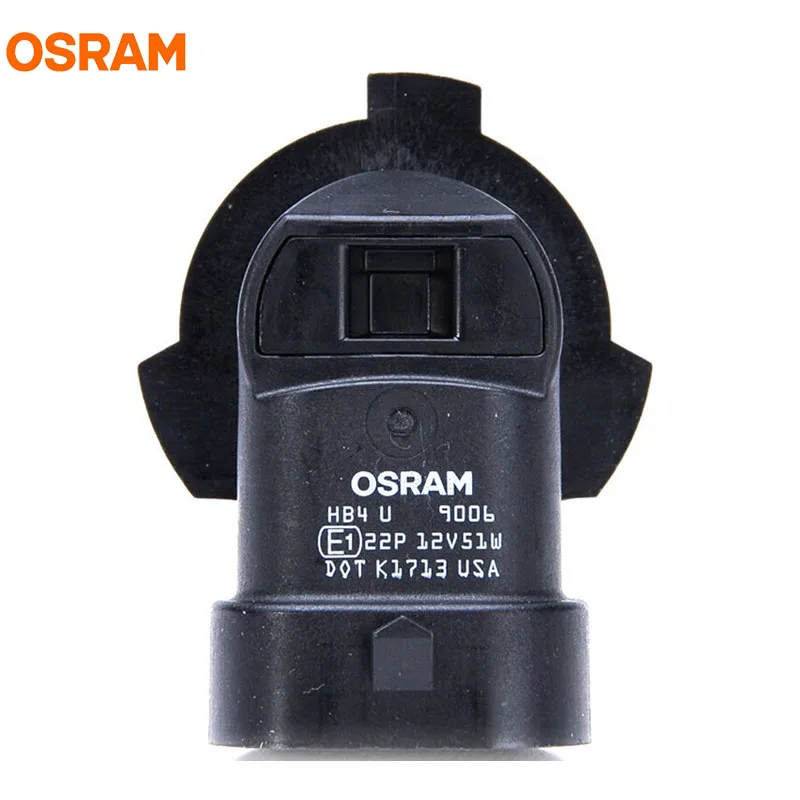 10 шт. OSRAM 9006 HB4 12 в 51 Вт P22d 3200K Оригинальные Лампочки Галогенные фары стандартные