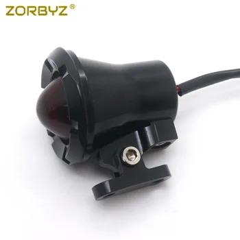 

ZORBYZ Vintage Black Tail Brake Stop Rear Running Light For Honda Kawasaki Harley Cafe Bobber Cruiser Chopper Custom