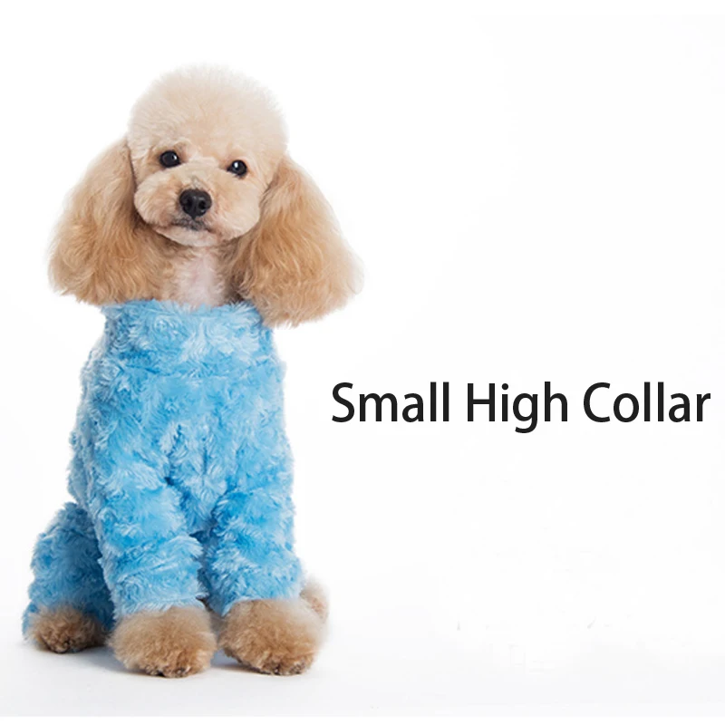 OnnPnnQ, зимняя одежда для собак, коралловый комбинезон для девочек, комбинезон для собак, четыре ноги, утепленное теплое пальто, куртка, Комбинезоны для чихуахуа, пуделя