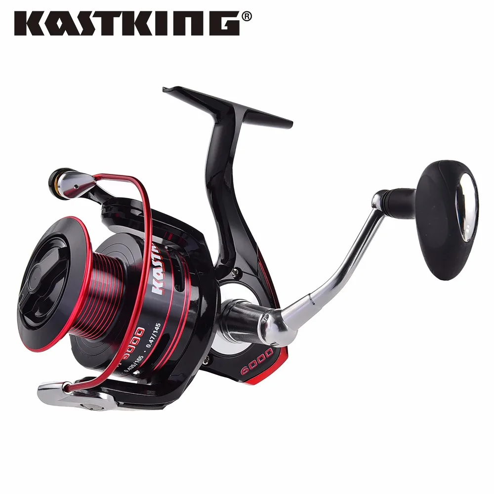 KastKing Sharky II Лучшее Качество Макс Перетащите 19 КГ Спиннинг Катушка Рыбалка Морской