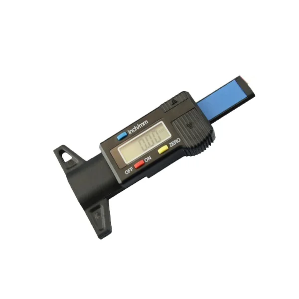 0-25.4mm 1inch range  LCD display caliper for tire shoulder depth Digital tyre thread depth gauge  (1)
