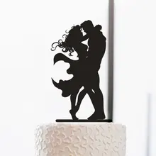 Акрил любовь Жених и невеста пользовательское имя торт ко дню рождения топперы Свадебные Baby Shower мальчишник тематические украшения