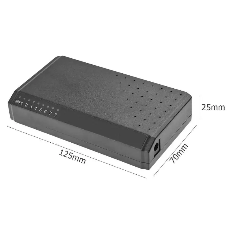 8 портов 6 + 2 PoE выключатель инъектор питания через Ethernet без адаптера для камеры