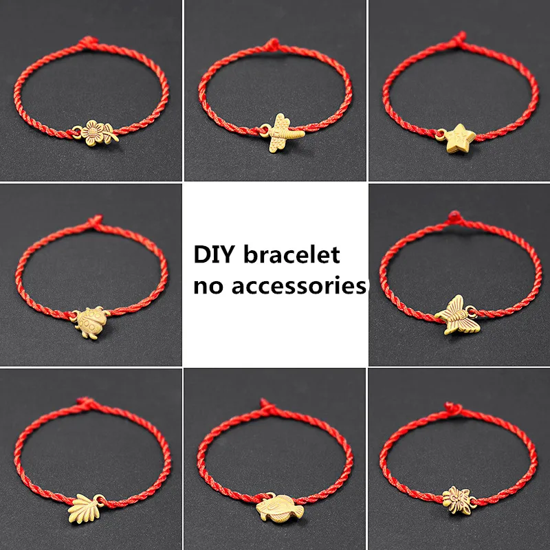 8.1PC Fashion Red Thread String Bracelet Diy jewellery Lucky Black adjustable Handmade Rope Bracelet for Women Men Jewelry Lover jpg