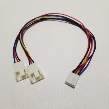 

10pcs/lot Motherboard Cooling Fan Power Splitter Cable 4Pin to 3Pin & 4Pin Female to Male for PC DIY 27CM