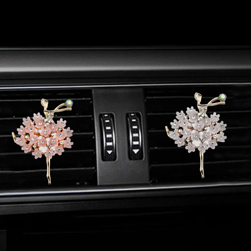 

Inlay Water drill Ballerina girl car Air conditioning outlet perfume car perfume car interior accessories car fragrance