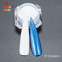 Tcwz669-3 отличный эффект Зеркало Пигмент голубой, желтый Цвет перламутровый порошок Цвет переключение Magic пигмент