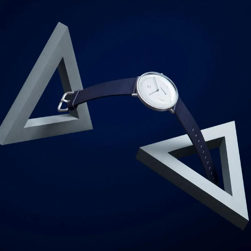Xiao mi jia кварцевые часы с двойным циферблатом водонепроницаемые с датчиком тревоги спортивные BLE4.0 беспроводное подключение к смарт приложение mi Home