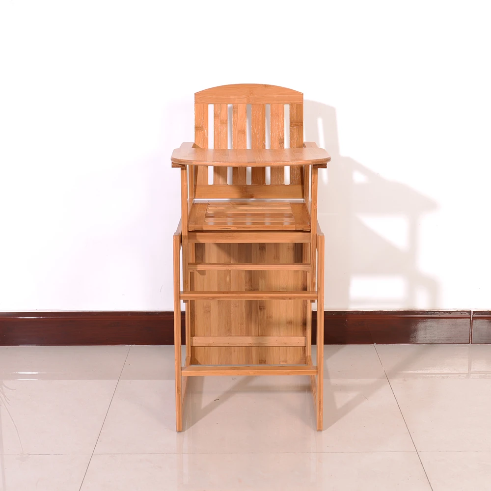 

Children Mufti-functional Knock Down Dining Set Bamboo Sandal Chair Dropshipping