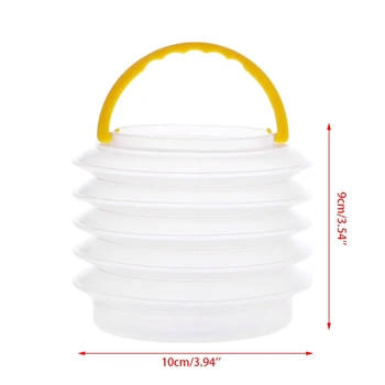 

Portable Foldable Painting Brushes Holder Cleaning Case Washing Pen Bucket