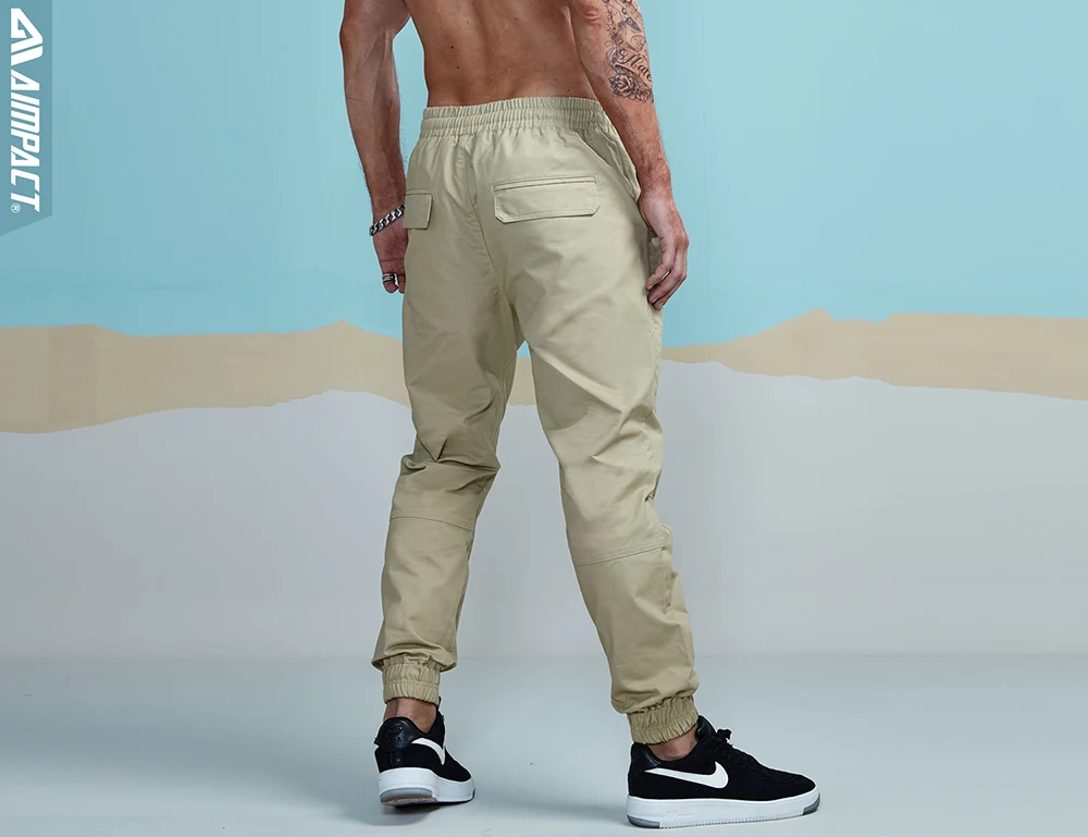 Aimpact 2017 New Men's Casual Pants Fashion Chino Jogger Pant (4)