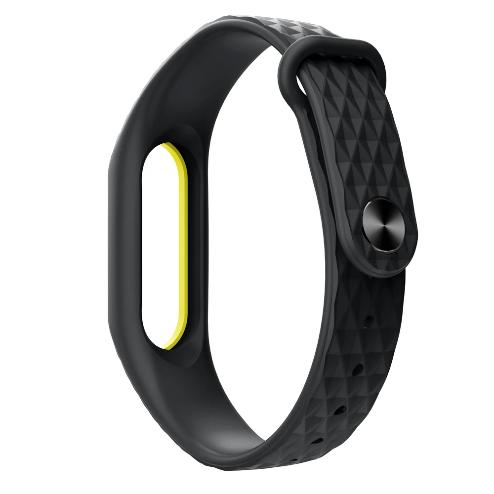 Браслет Mi Band 2 для Xiaomi ремешок на запястье Двухцветный силиконовый браслет