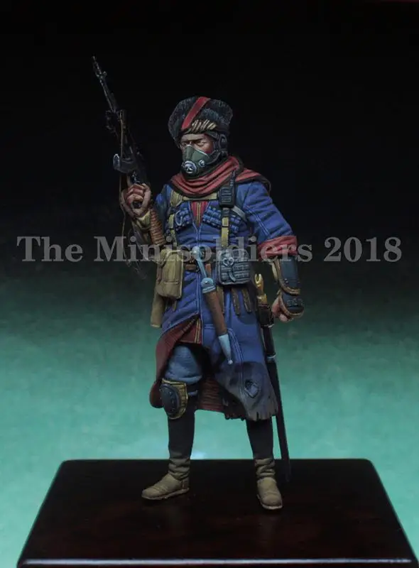 Масштаб 1/35 современные миниатюры казаков воинов Неокрашенная модель из смолы