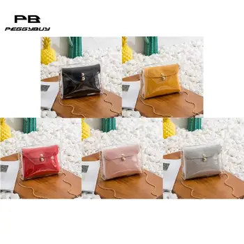 

2pcs Fashion Transparent Clean Chain Crossbody Clutch Shoulder Bags For Women 2018 Female Girls Mini Messenger Bag Sac A Main