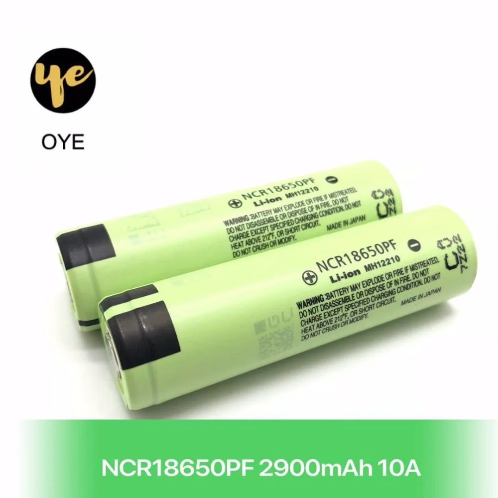 Oye Оригинальная батарея 18650 ncr18650pf 2900 mAh литиевая аккумуляторная для Hailong Silver e bike 36 v