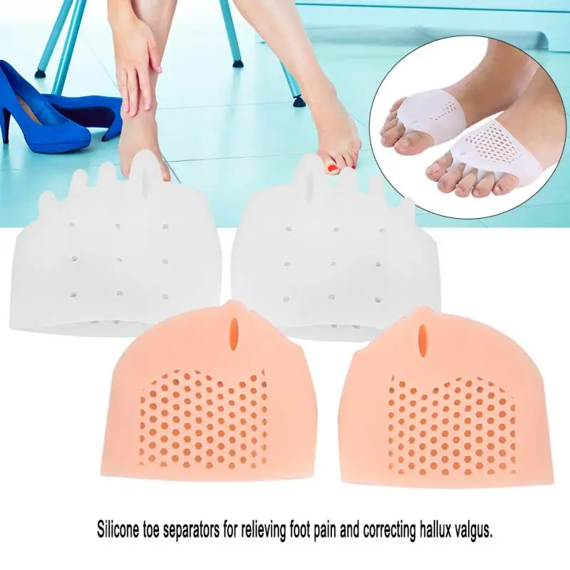 1 Pair Silicone Bunion Straightener Hallux Valgus Corrector Toe Protector Foot Care Pain Relief | Красота и здоровье