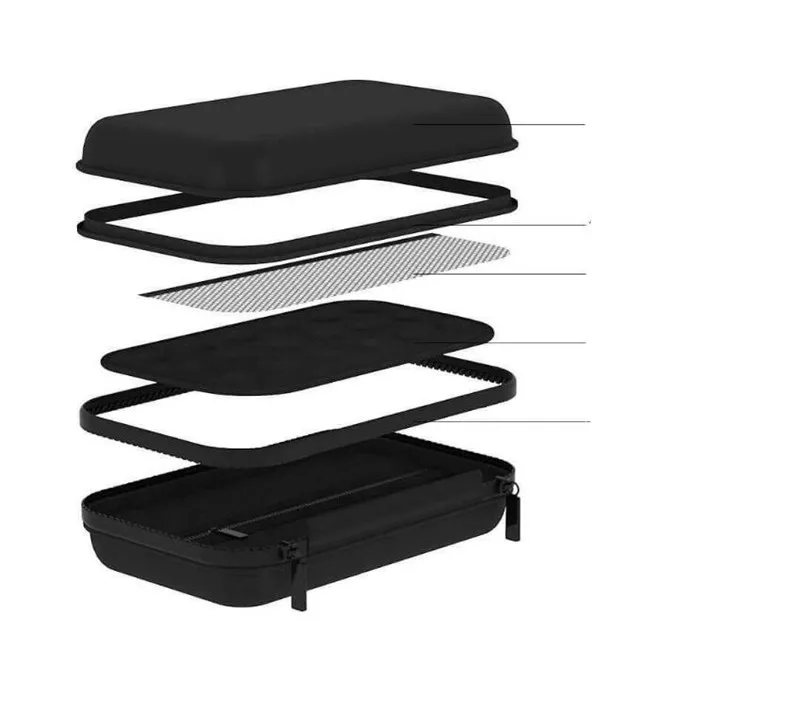 Xiaomi HX Multifunctional Digital storage boxEarphone storage Case For Headphone Accessories Earbuds memory Card USB Cable Bag (14)