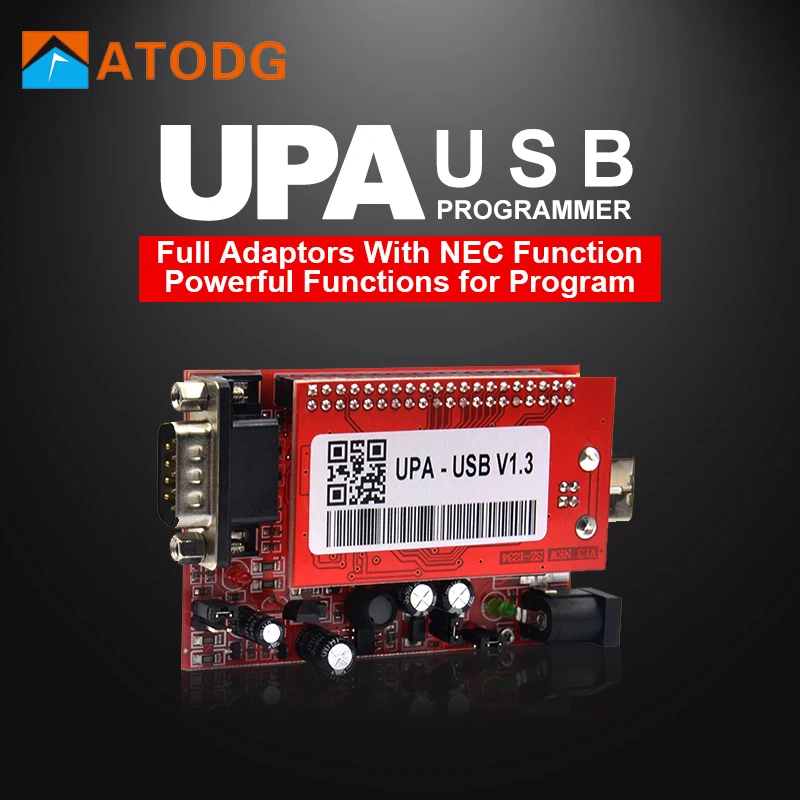 Программатор USB UPA V1.3 с полными адаптерами ECU чип тюнинг OBD2 основное устройство 1 3