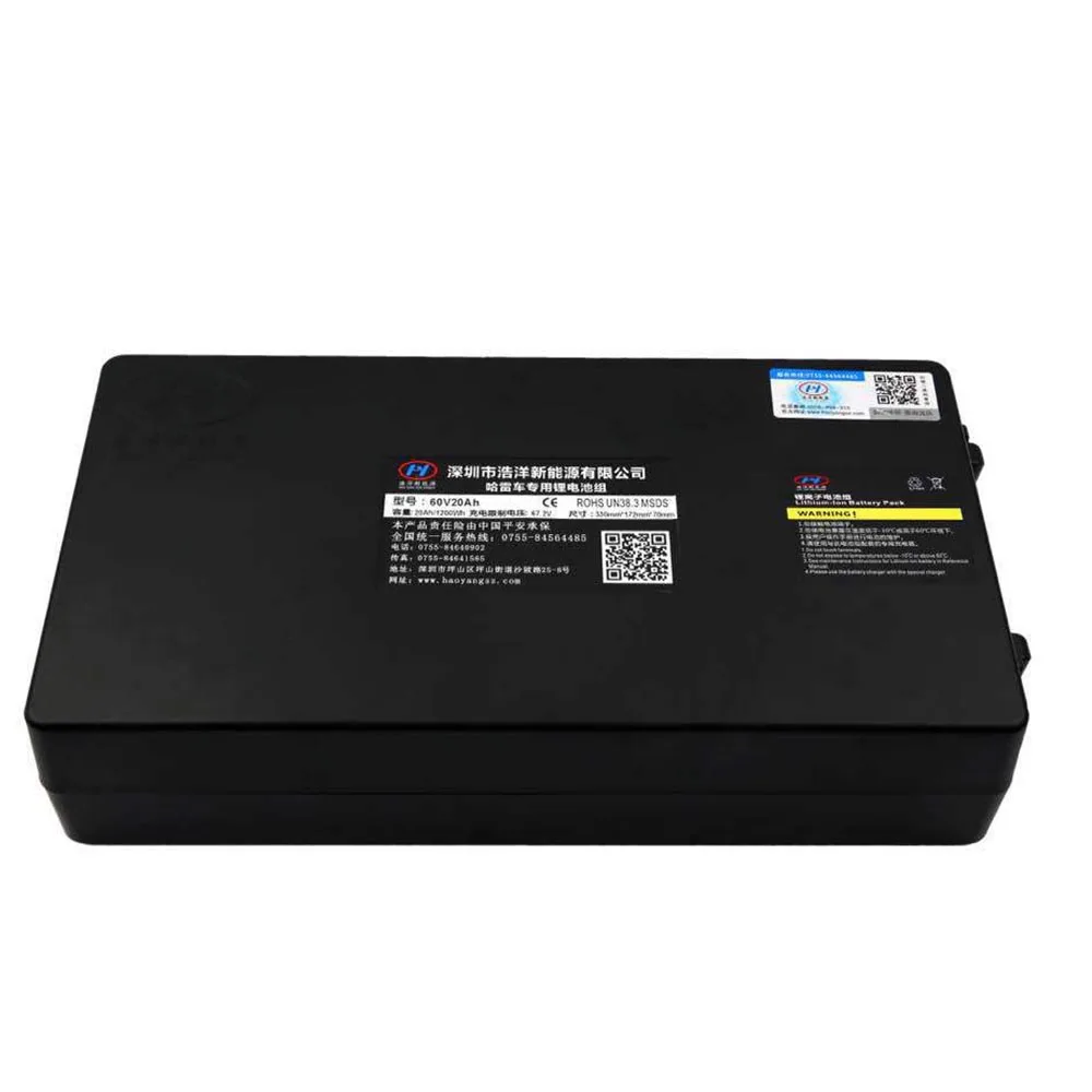 MSDS UN38.3 сертификат 1500 Вт 1000 800 halley Citycoco Li Ion 60 в 20Ah 12Ah литиевая батарея|Скутеры с