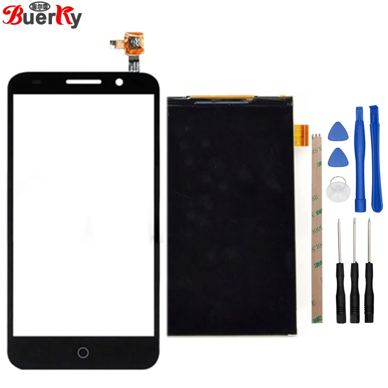 

BKparts For Alcatel OneTouch Pop 3 5.0 OT5015 5015A 5015D 5015X 5015E Separate LCD Display Touch Screen Digitizer Sensor Lens