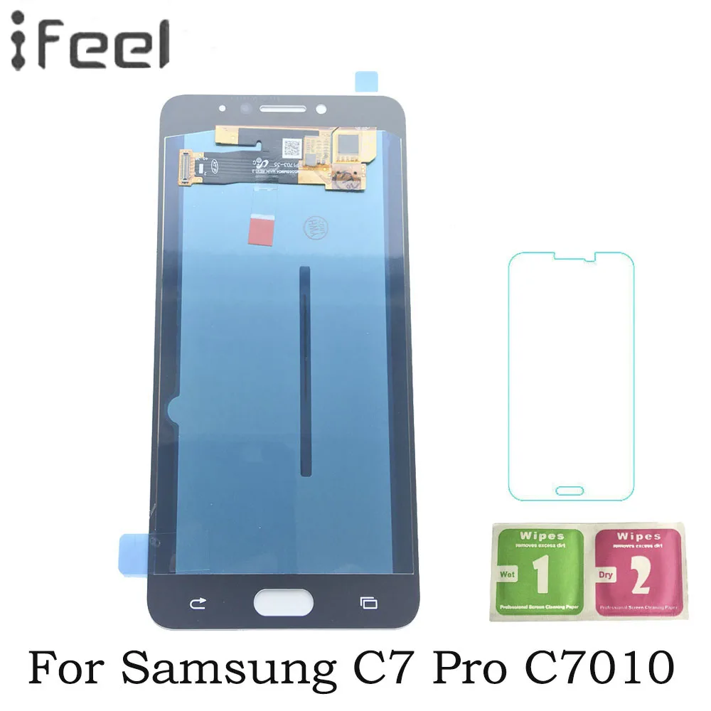 

5.7inch Super AMOLED LCD Display For Samsung Galaxy C7 Pro C7010 LCD Display Touch Screen Digitizer Assembly Replacement