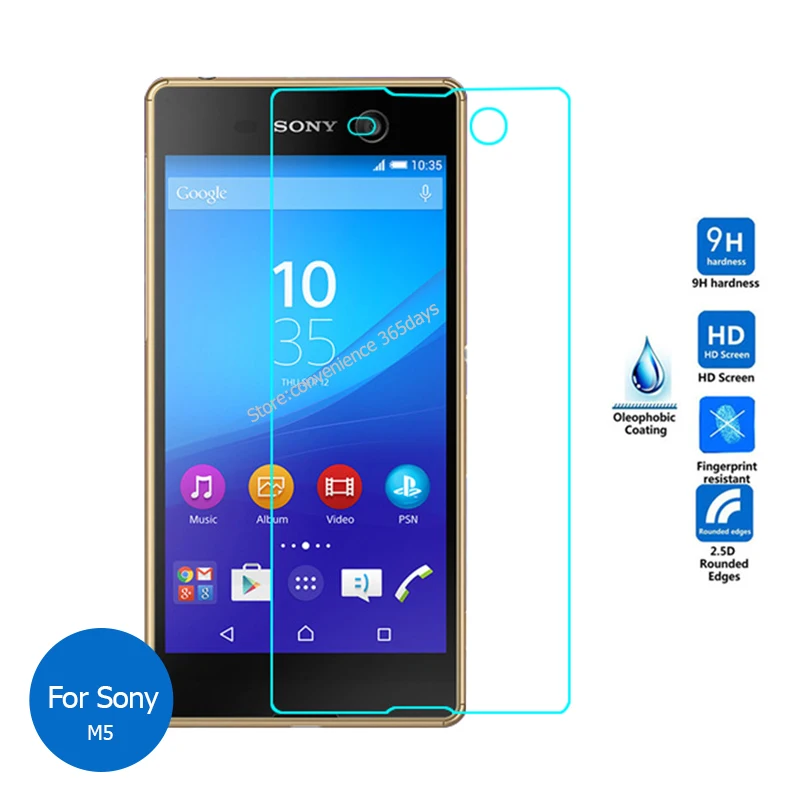 

For Sony Xperia M5 Tempered Glass Screen Protector 2.5 9h Safety Protective Film on XperiaM5 M 5 Dual E 5606 5643 5633 5603 5653