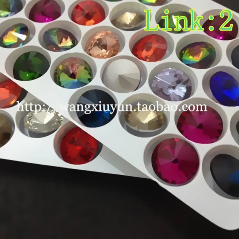 

Link : 2 More Colors 8mm/10mm/12mm/14mm/16mm/18mm Top Quality Round Rivoli Glass Stone Bead