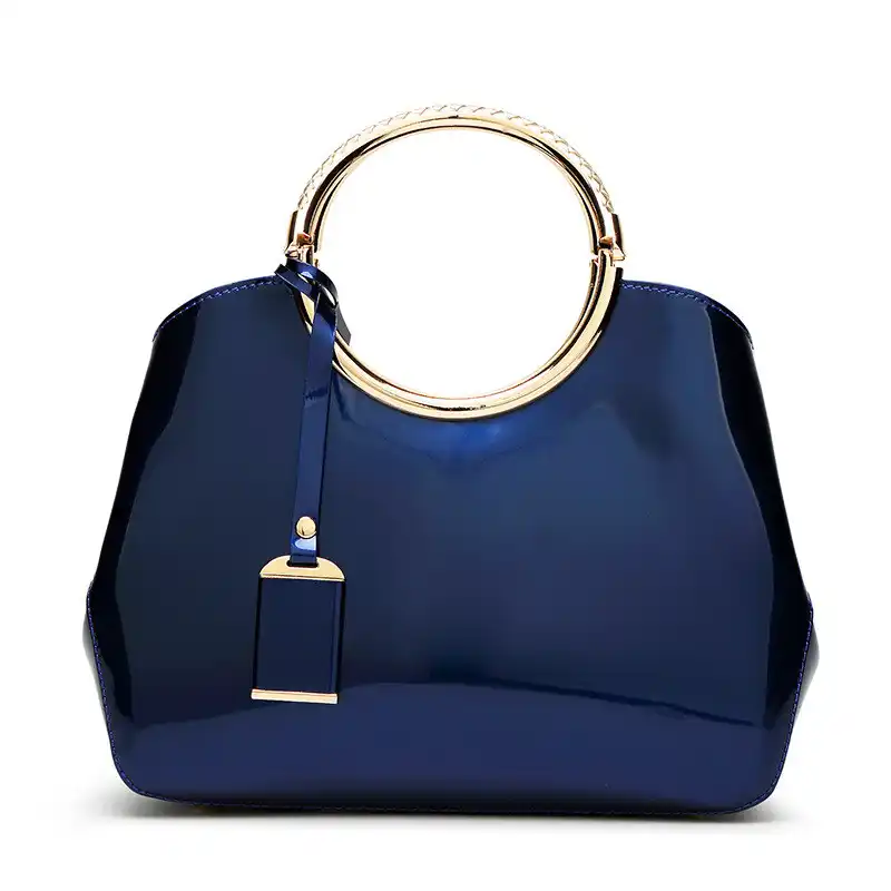 ladies navy blue handbags