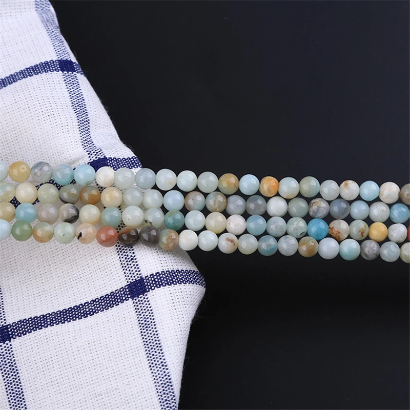 

Polish Round Matte Frosted Tiger Eye Turquoises Natural Stone Beads Amazonite Watermelon Loose Beads for Bracelet Jewelry Making