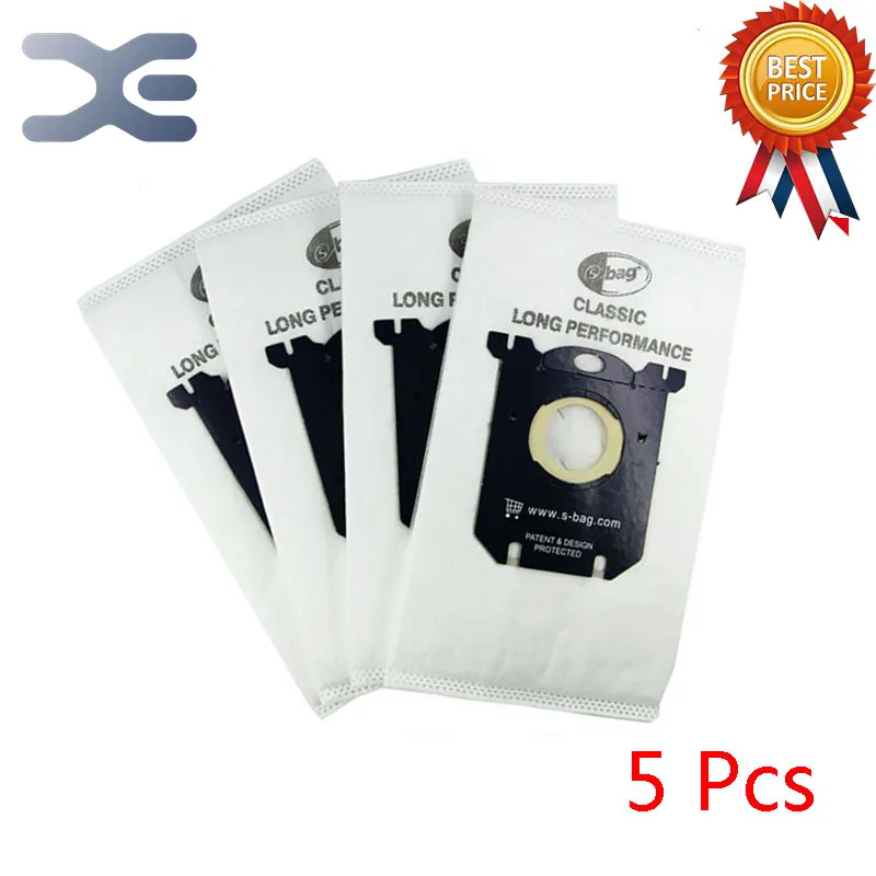 

5Pcs High Quality Fitting For Philips Vacuum Cleaner Accessories High Efficiency Dust Bag Garbage Bag HR6999 / 8426/8354 S-Bag