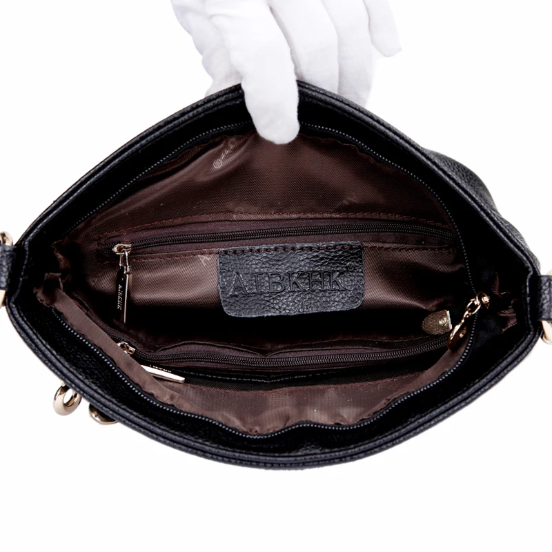 Женская сумка из натуральной кожи, женские сумки-мессенджеры, сумки через плечо на молнии, дорожные сумки для женщин, сумка на одно плечо, Bolsas Feminina