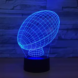 Абстрактный Книги по искусству 3D ночник светодиодный удаленного сенсорный выключатель мяч Сенсор стол настольные лампы Сферические 3D USB