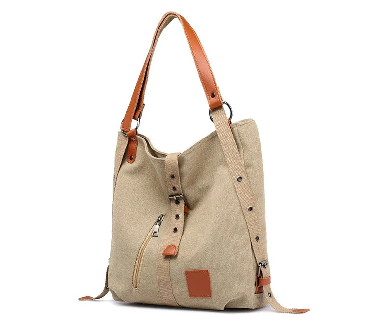 MJ Canvas Women Handbag Simple Design Tote Bag Female Large Capacity Canvas Bucket Shoulder Bag 2018 New Fashion Shopping Bags (10)