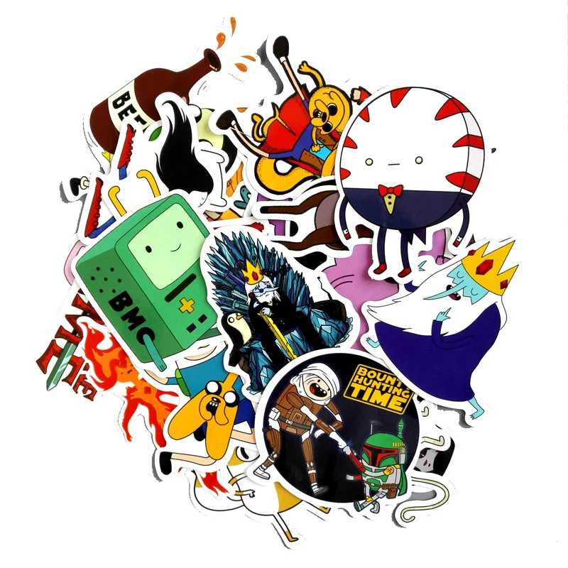 TD-ZW-30-Pieces-Lot-American-Drama-Adventure-Time-Funny-Anime-Sticker-Decal-For-Car-Laptop (2)