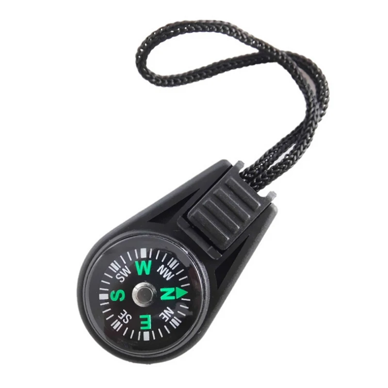 

1 Pcs Keychain Compasses Multifunctional Metal Carabiner Mini Compass Gear Survival Keychain Outdoor Tools For Camping Hiking