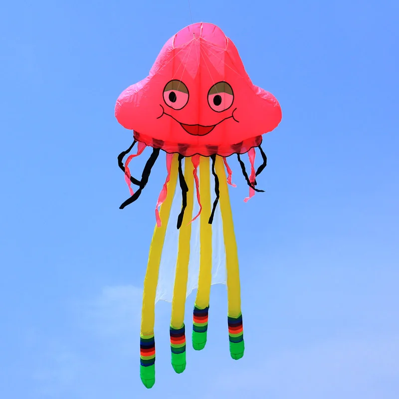 

Hot Sale Jellyfish Kite Outdoor Toys Rainbow Kite Resin Rods Volant Rainbow Kites Pipas Voadores Sailing Surf Sports Beach