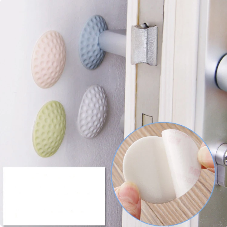 

7Pcs Thickening Mute Door Fenders Rubber Fender The Handle Door Lock Protective Pad Door Stopper Wall Stick Anti-collision Pad