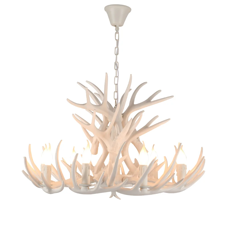  American Country Antler Pendant lights Living Restaurant Bar Mediterranean Antler Industrial Lamp L - 33048366122