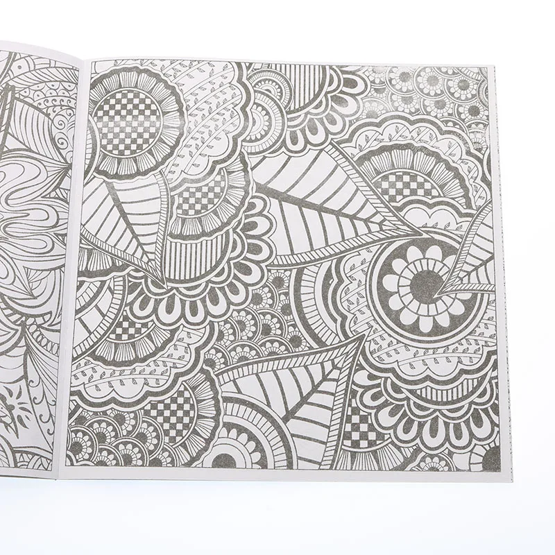 Página 24 libro para colorear Mandala de flores para niños y adultos para aliviar la presión de pasar tiempo pintando Graffiti libros de arte