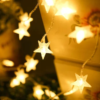 

3 Meters Star Lights For Christmas Decoration Luminous Star In Kids Room Festival Home Deco Pretty Boys Girls Tent Accessories