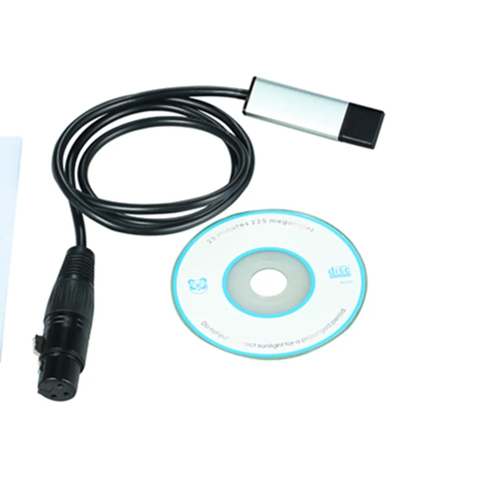 YIYANG USB to DMX Interface Adapter Cable 110cm Length Stage Light PC