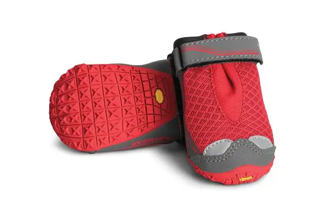 RUFFWEAR-Grip Trex, вездеходная лапа Одежда для собак - Цвет: RED CURRANT-2pcs