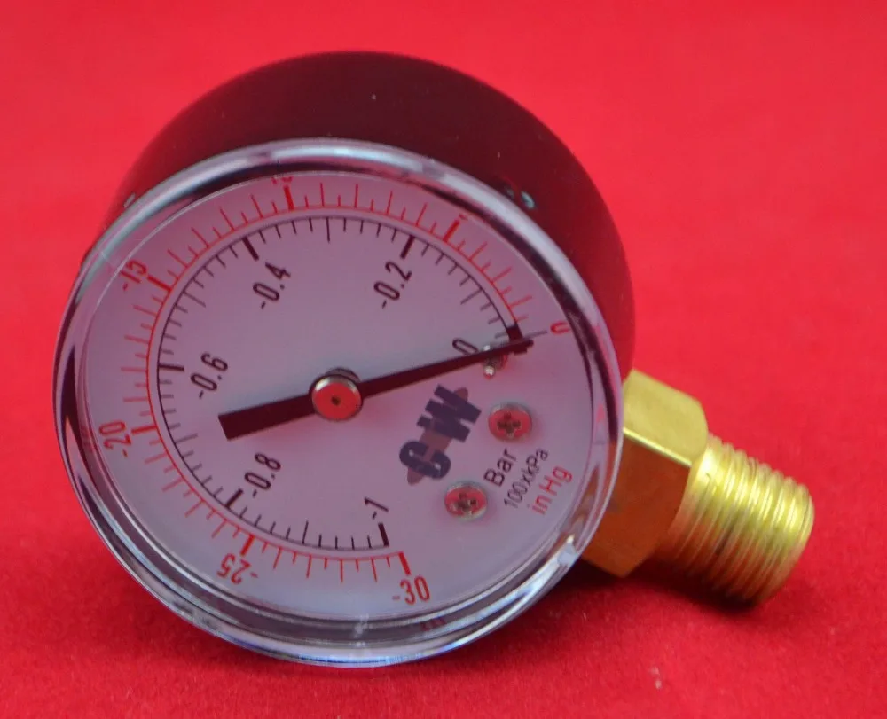 Marshalltown Instruments Vacuum Gauge Inches Of Water 0-20 Meter In Case
