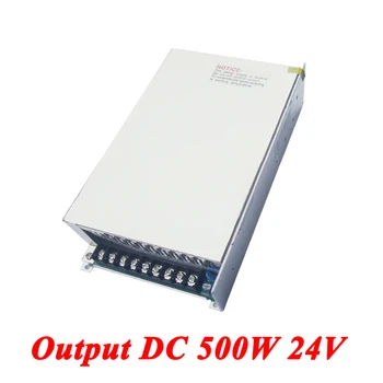 

S-500-24 Switching Power Supply 500W 24v 21A,Single Output voltage converter For Led Strip,AC110V/220V Transformer To DC 24V