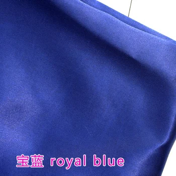

Royal Blue Satin Fabric Bridal Wedding Dress Lining Fabirc Costume Sew liner 60" Wide 5 yards/lot 150X460CM