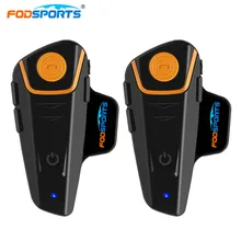 2 шт. BT-S2 Pro мотоцикл домофон шлем гарнитуры Шлем Интерком мотоцикл Bluetooth переговорные Водонепроницаемый fm-радио домофон