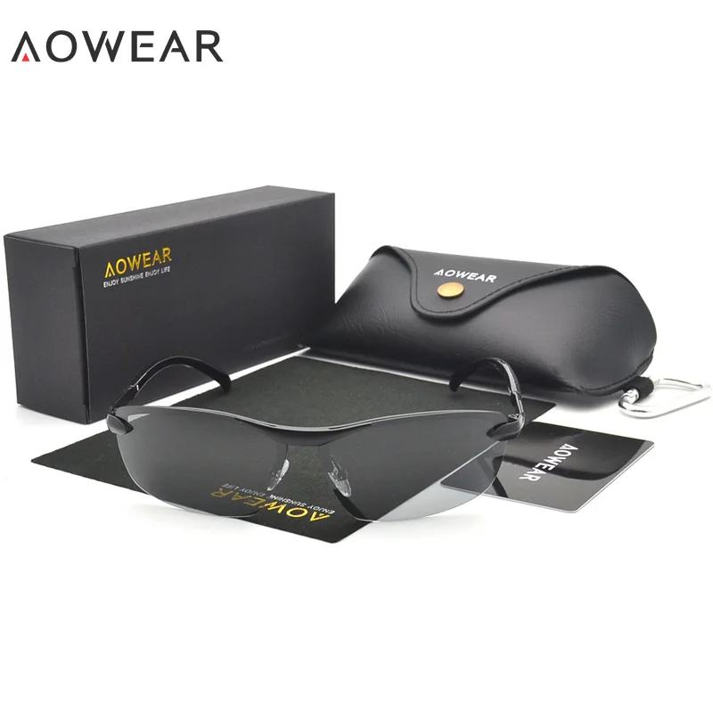 Солнцезащитные очки AOWEAR HD хамелеоны Мужские поляризационные фотохромные для