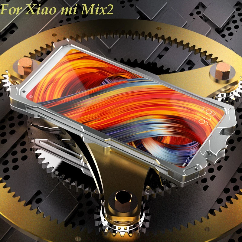 

Zimon Case For Xiaomi mi Mix 2 Protective Shell Luxury Shockproof Ultra Light Metal Aluminum Phone Case For Mi Mix2 Cover Fundas