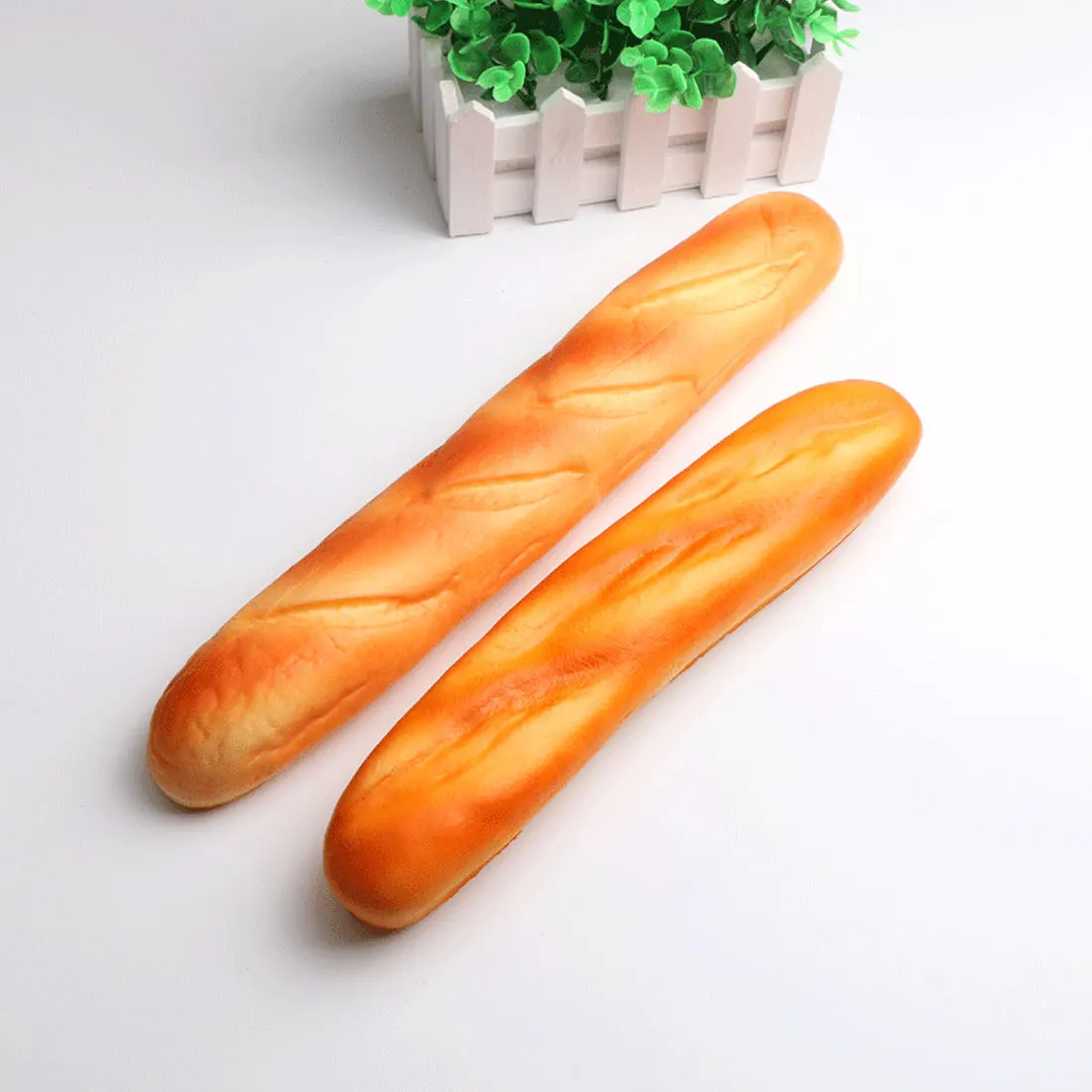 

Etmakit Cute French Baguettes Kawaii Squishy Rising Jumbo Phone Straps Cute Squeeze Stress Kids Gift Pillow Loaf Cake Bread Toy