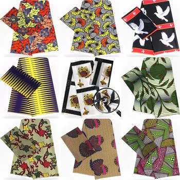 

2+4yards pure silk fabric african silk wax silk chiffon fabric african fabric dubai lace african wax fabric for patchwork B2-C2